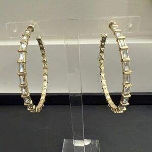 Kendra Scott Gold and Silver Hoop Earrings